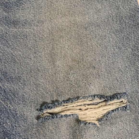 Vintage Levis 517 Jeans Mens 36x28 Blue Denim Bootcut Distressed Light Wash - Picture 2 of 13